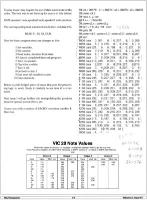 [Programming Sound on the VIC 20 (2/2)]