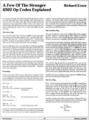 [A Few Of The Stranger 6502 Op Codes Explained (1/4)]