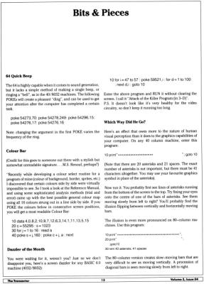[Bits and Pieces (1/6)]