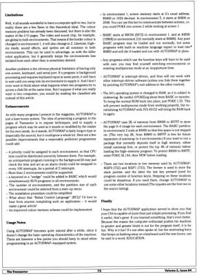[AUTOSWAP: A Multiprocessing System on the C64 (5/8)]