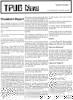 [TPUG News, Volume 2, Number 1, page 1 
President's Report]