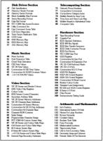 [9601304 Table of Contents, page 2 of 2]